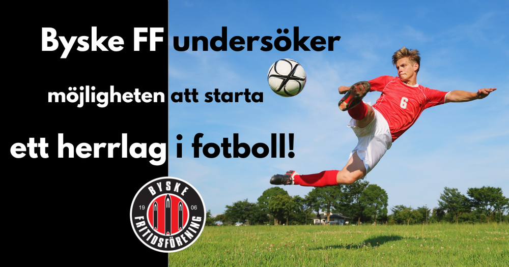 Intresseanmälan Herrlag Fotboll